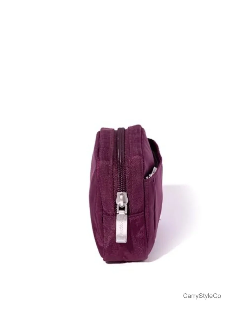 Nylon Travel Makeup Organizer Pouch Lightweight Multi-Pocket Cosmetic Bag